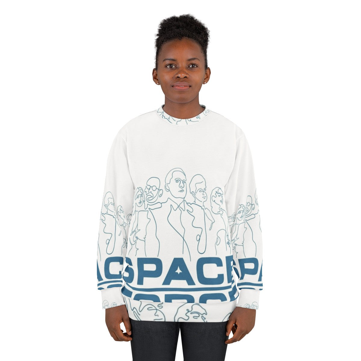 Space Force "Space Is Hard" Sweatshirt - Vintage & Retro Inspired - women