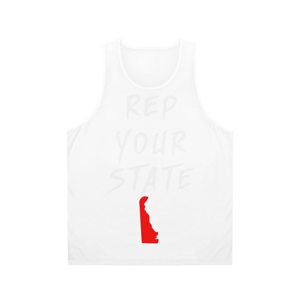 Delaware state pride unisex tank top