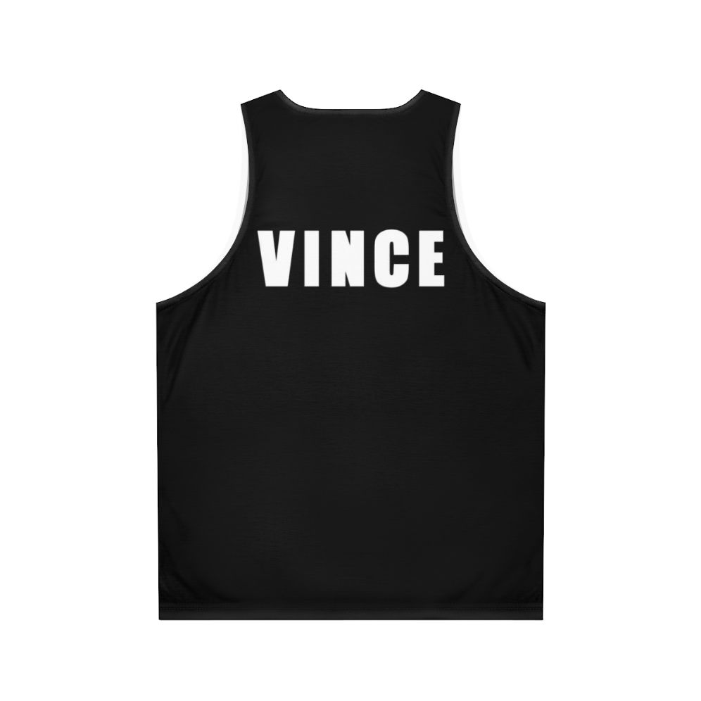 Unisex tank top featuring the "The Color of Money" movie theme and Tom Cruise - Back