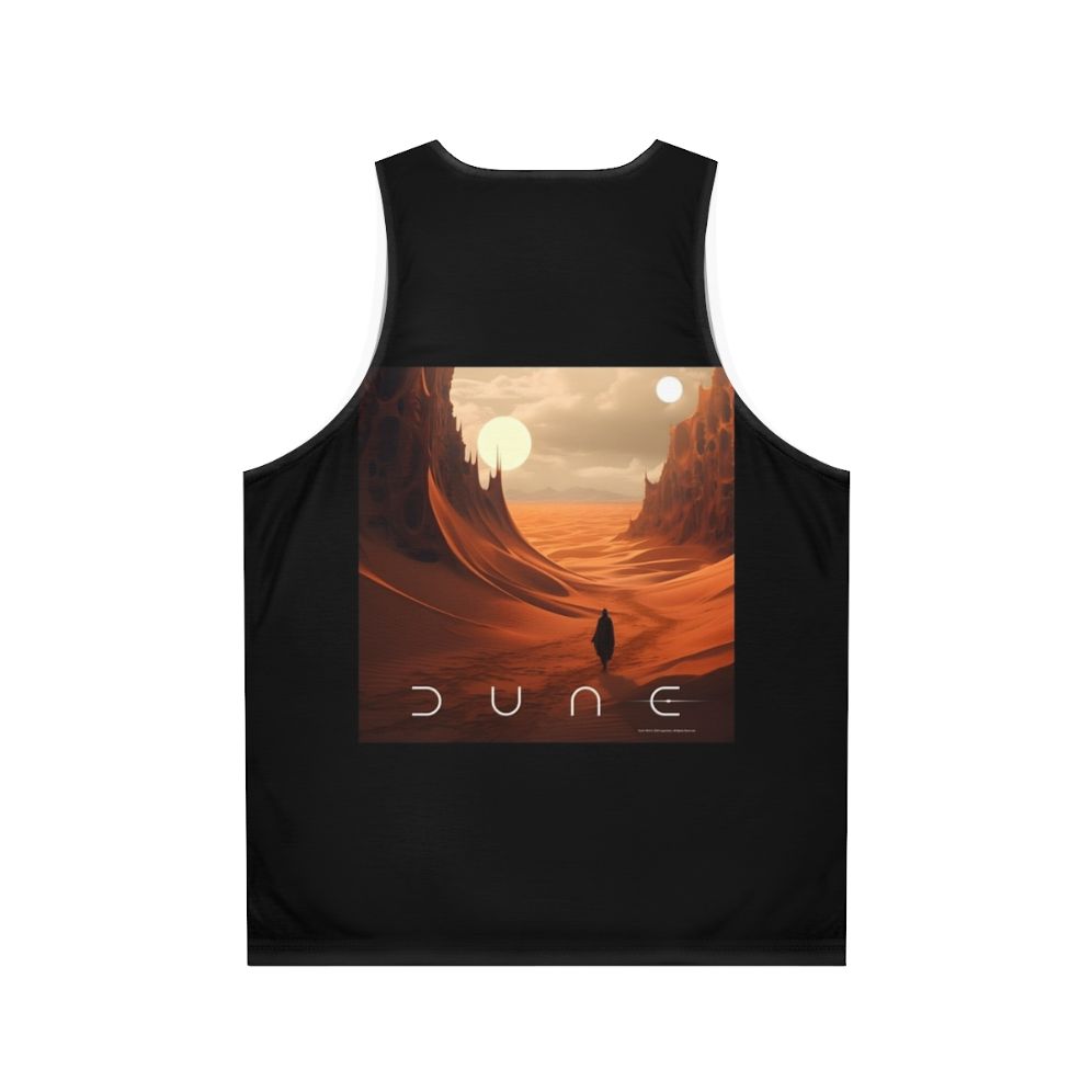 Dune 2020 Unisex Fan Art Tank Top - Back