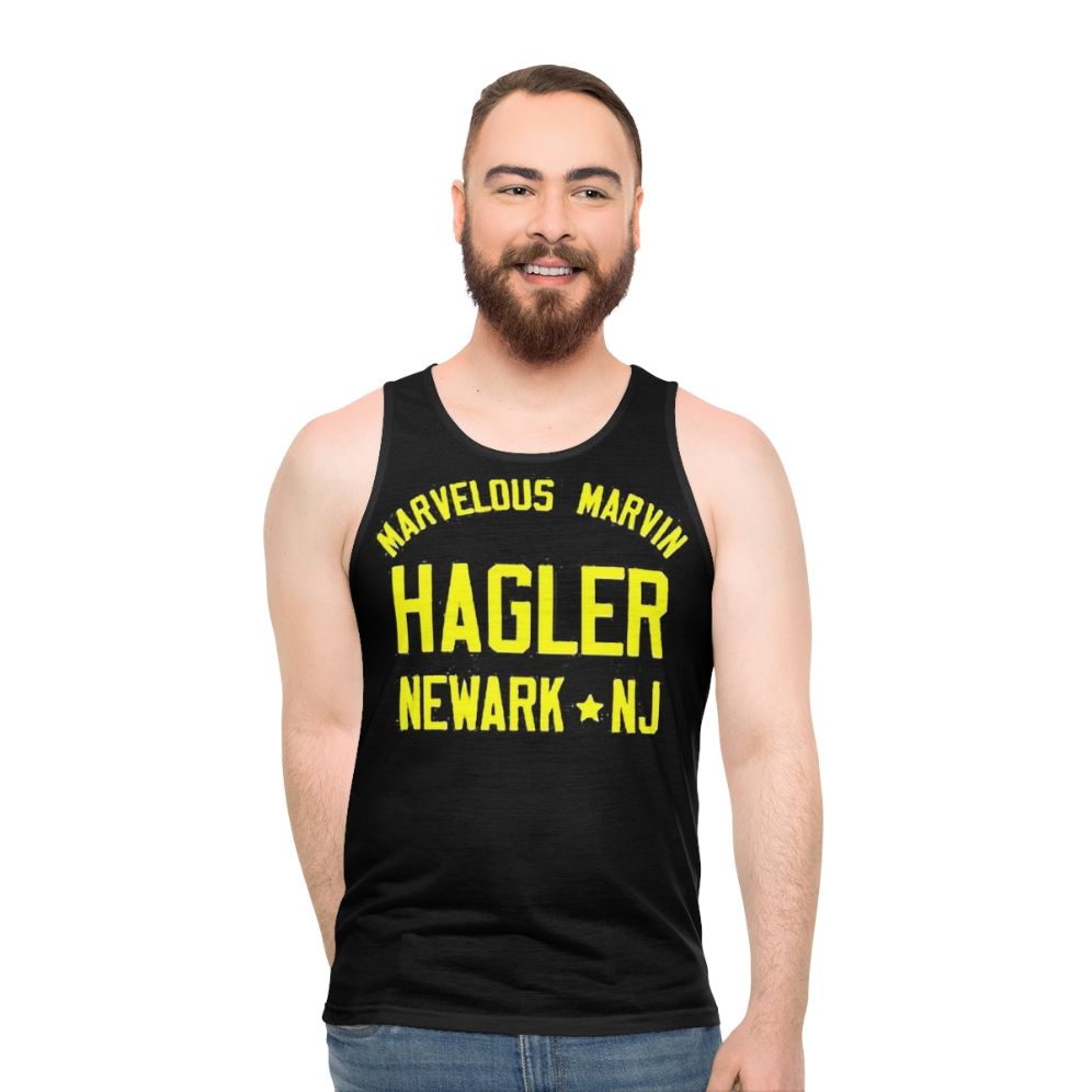 Marvin Hagler boxing tank top - men