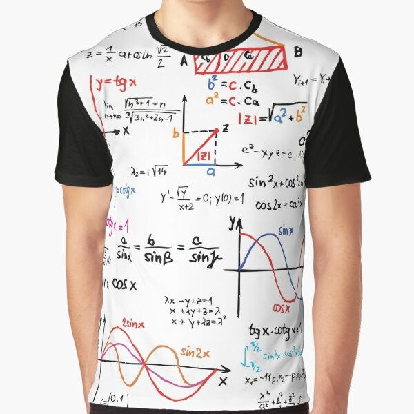 Mathematics Formulas Numbers Graphic T-Shirt