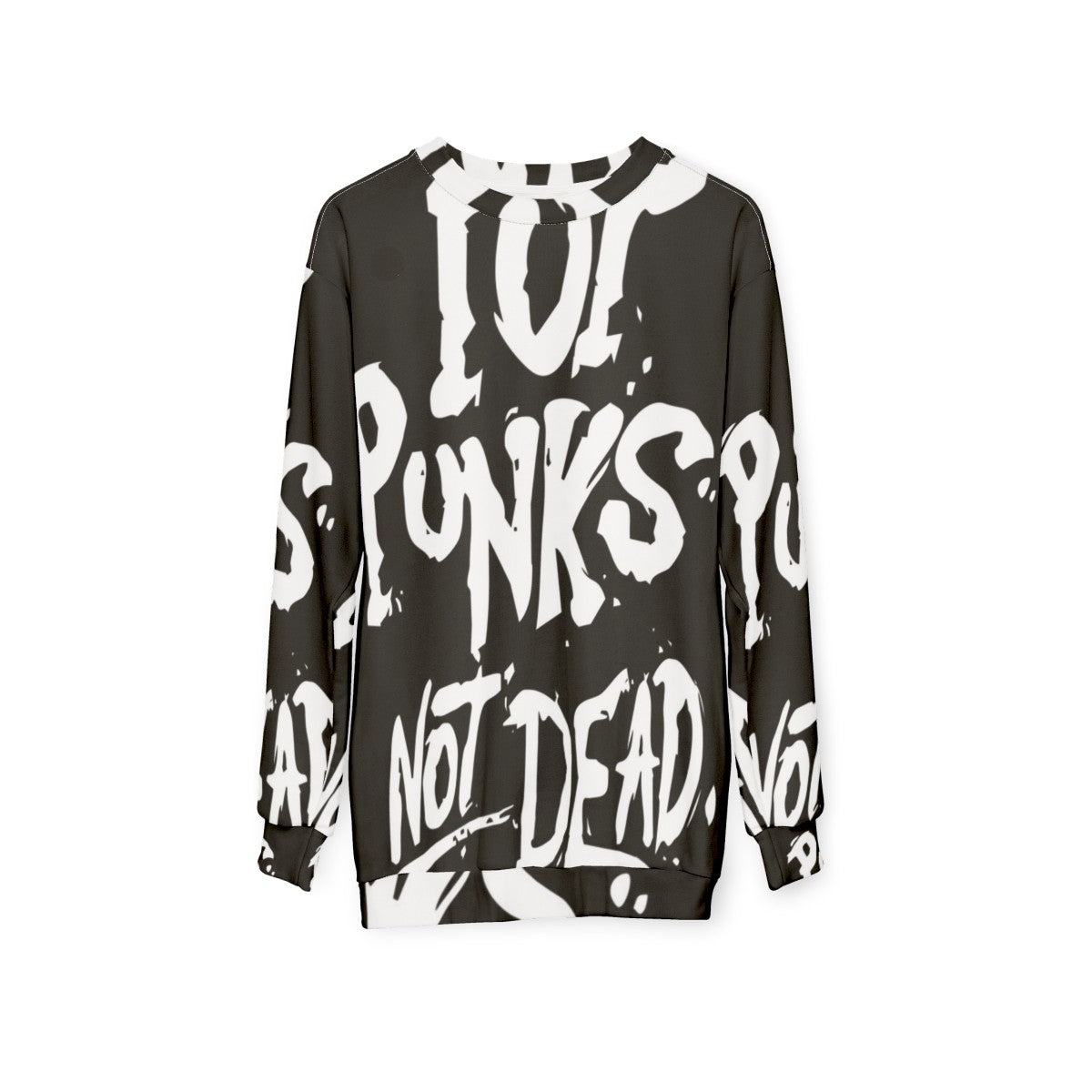 Pop punk rock band sweatshirt - hanging