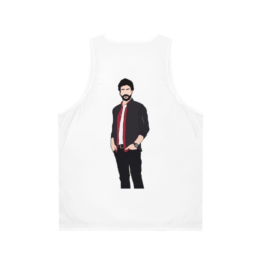 Money Heist The Professor Unisex Tank Top - Back