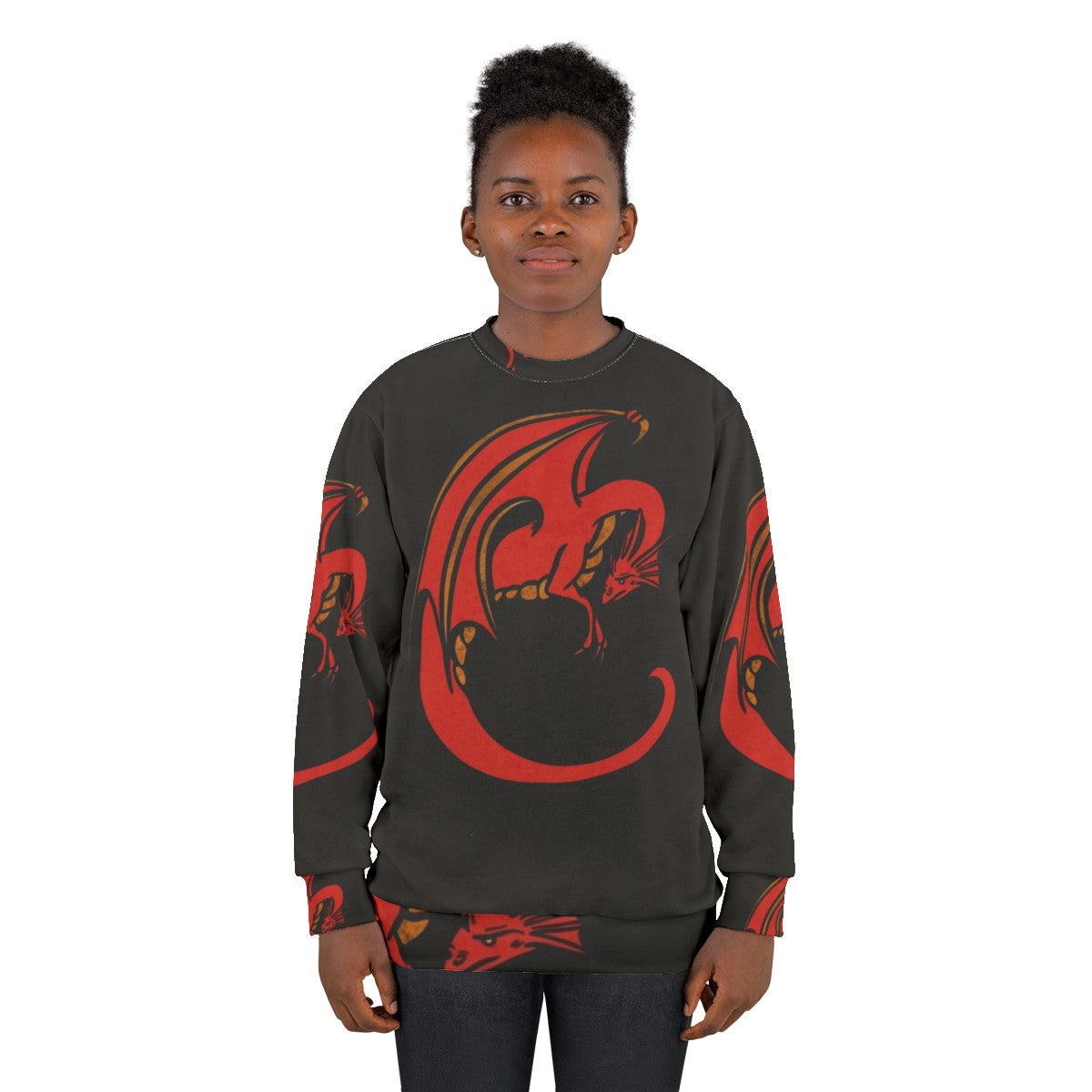 Red Dragon Graphic Sweatshirt - women