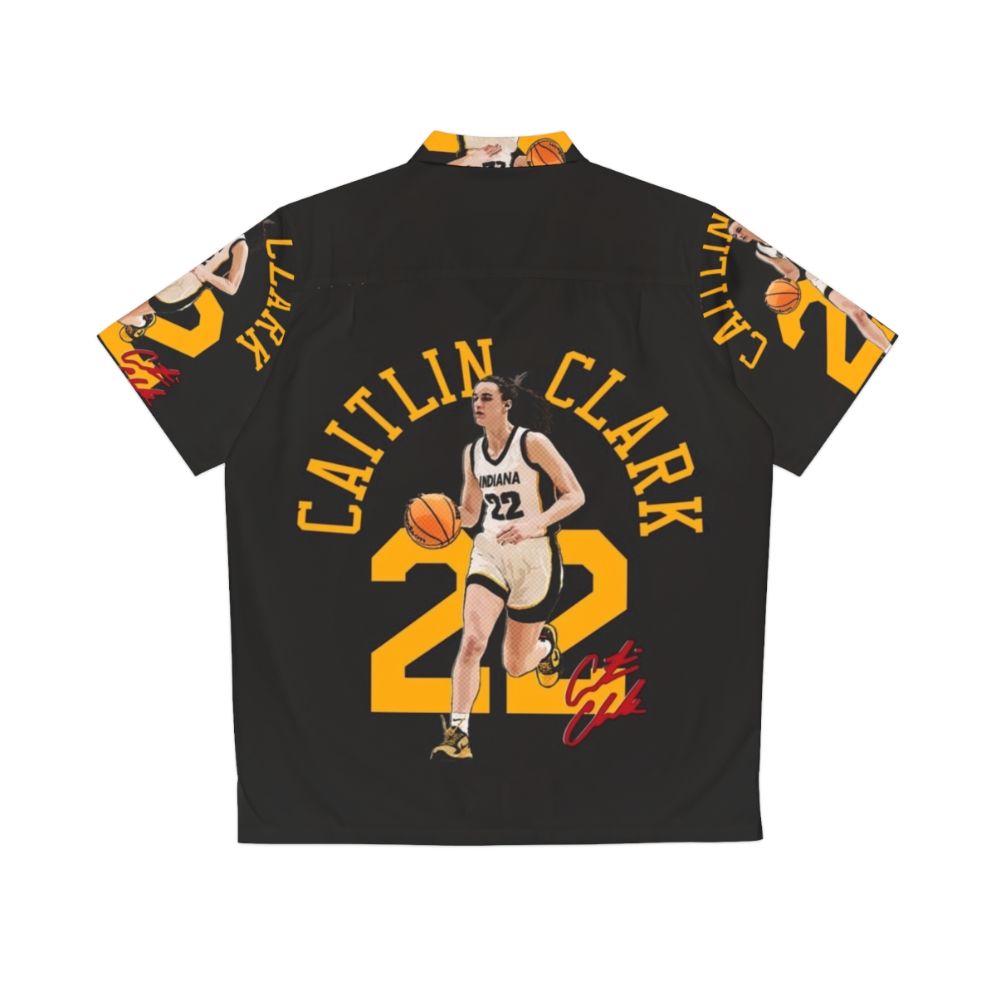 Caitlin Clark No22 Women's Basketball Hawaiian Shirt - Back