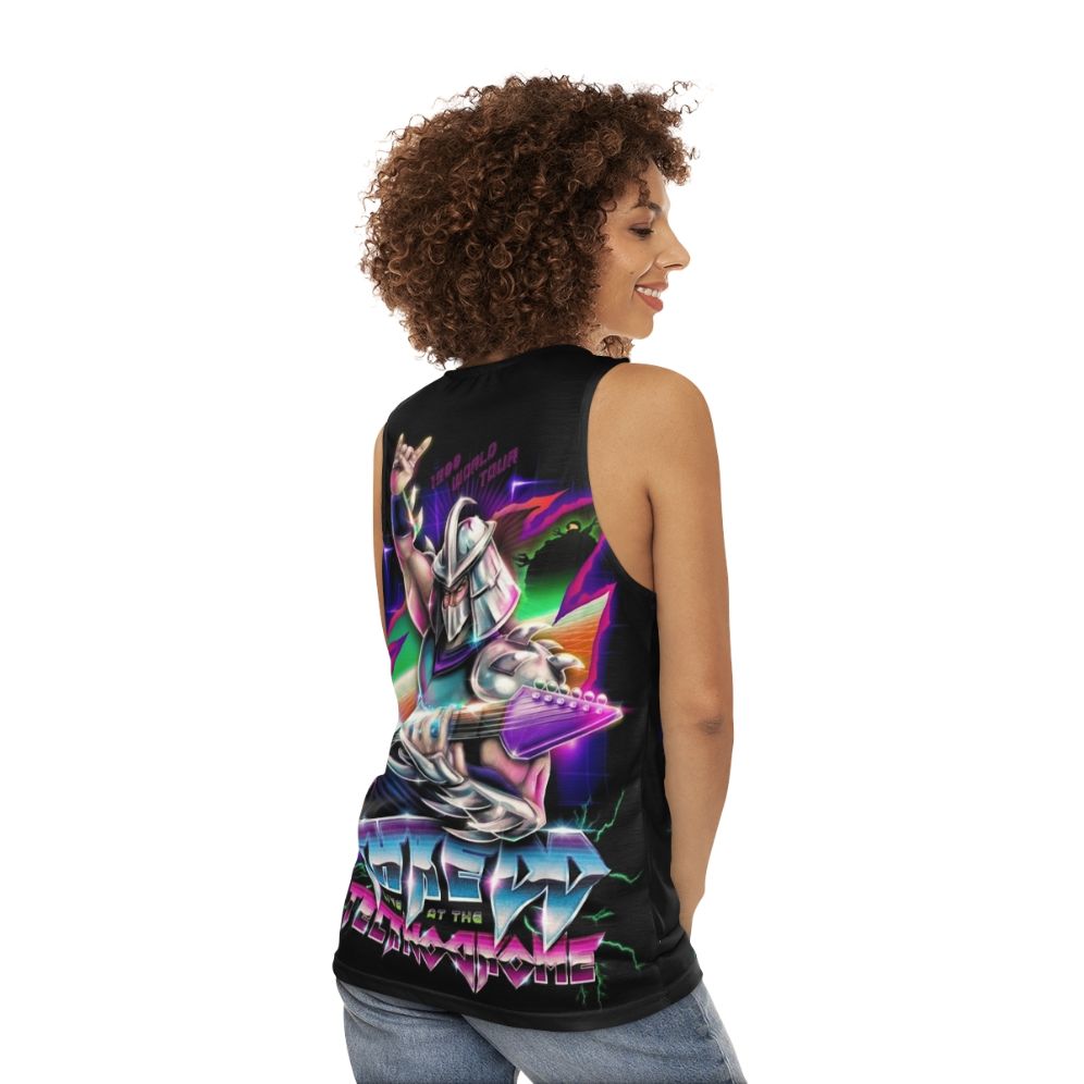 Shredd Live at the Technodrome Unisex Tank Top - women back