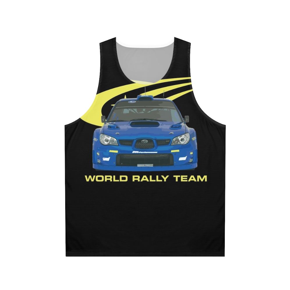 Wrc Petter Solberg 2007 World Rally Car Unisex Tank Top