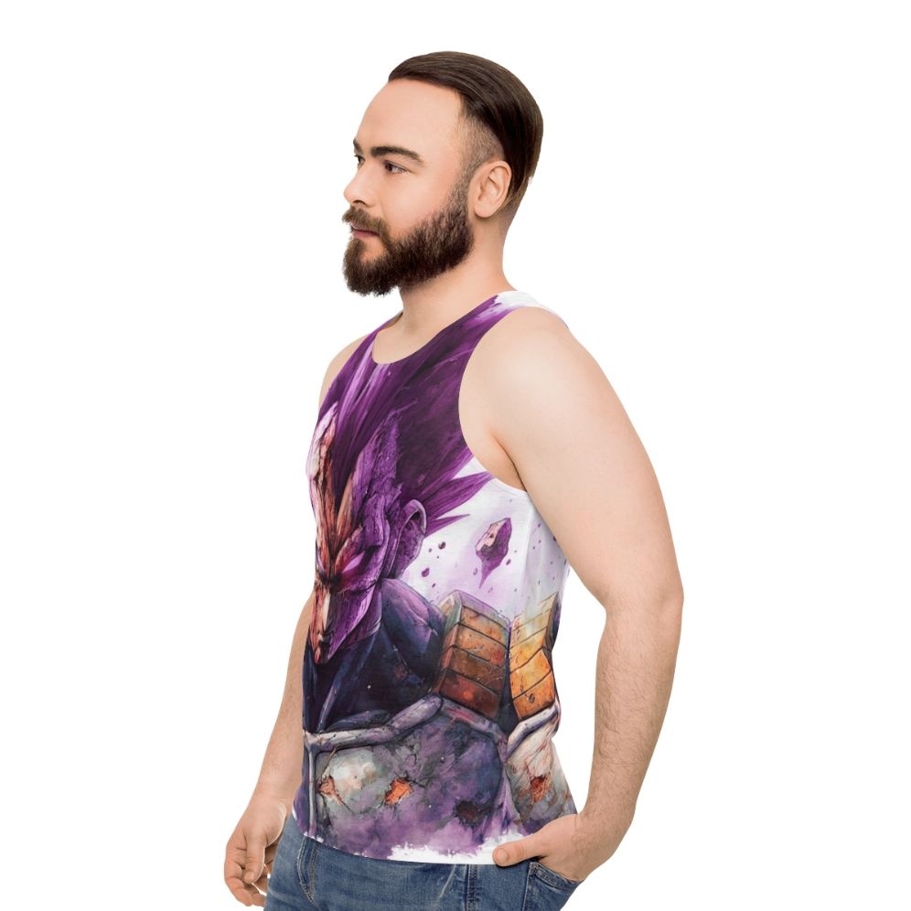 Vegeta Ultra Ego Unisex Tank Top - men side