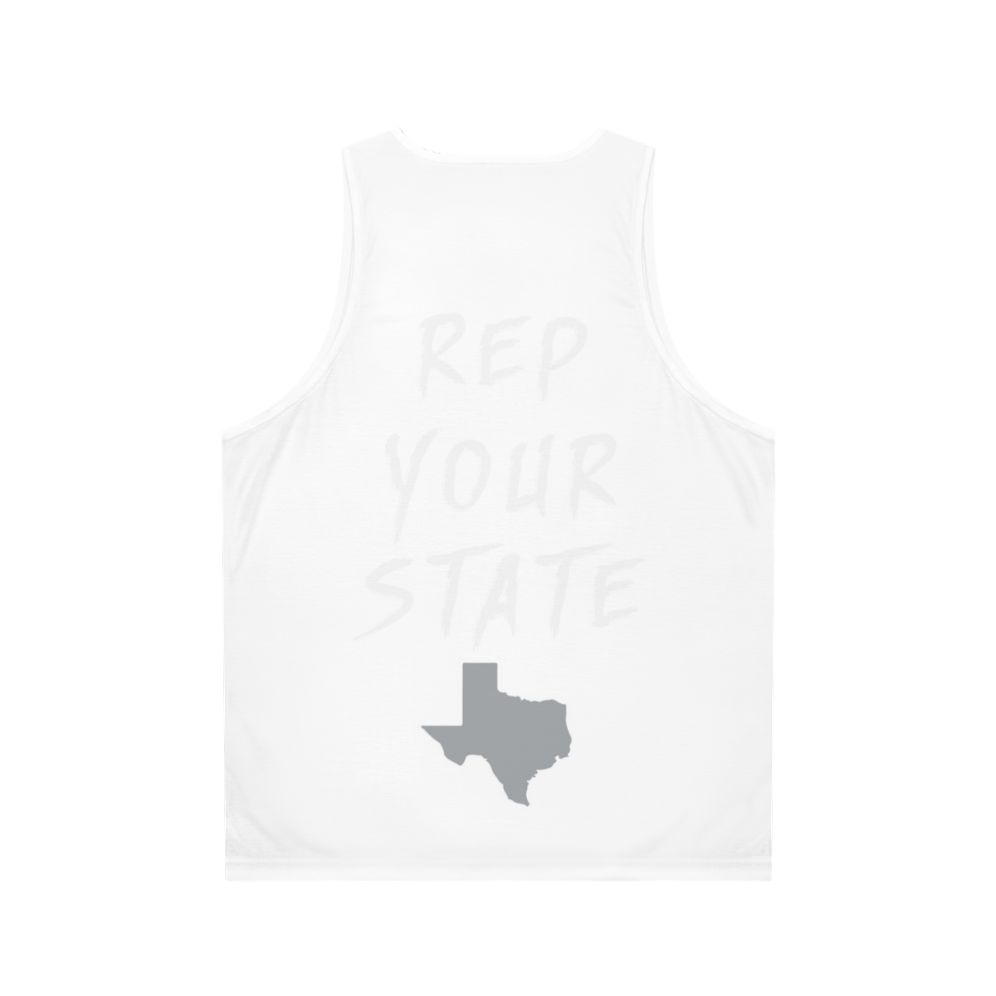 Texas state pride unisex tank top - Back