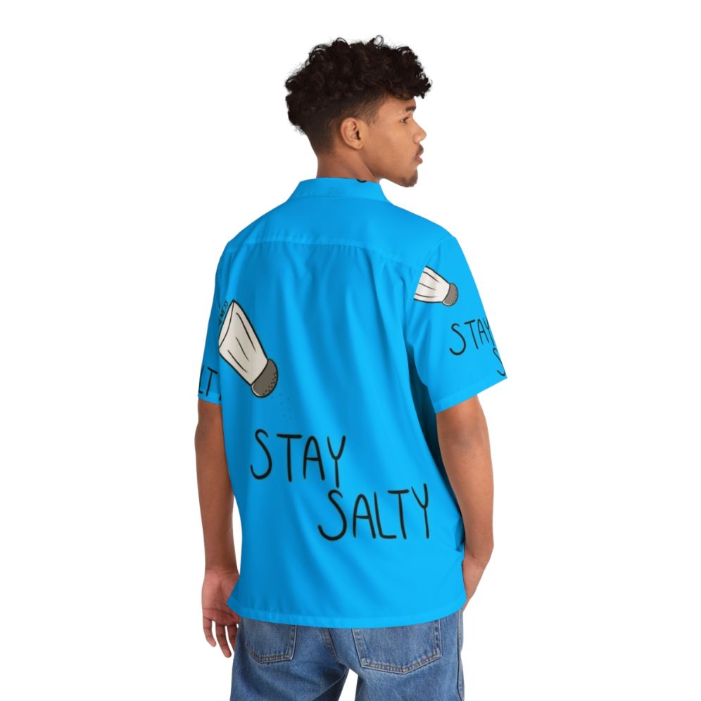 Stay Salty POTS Awareness Hawaiian Shirt - People Back