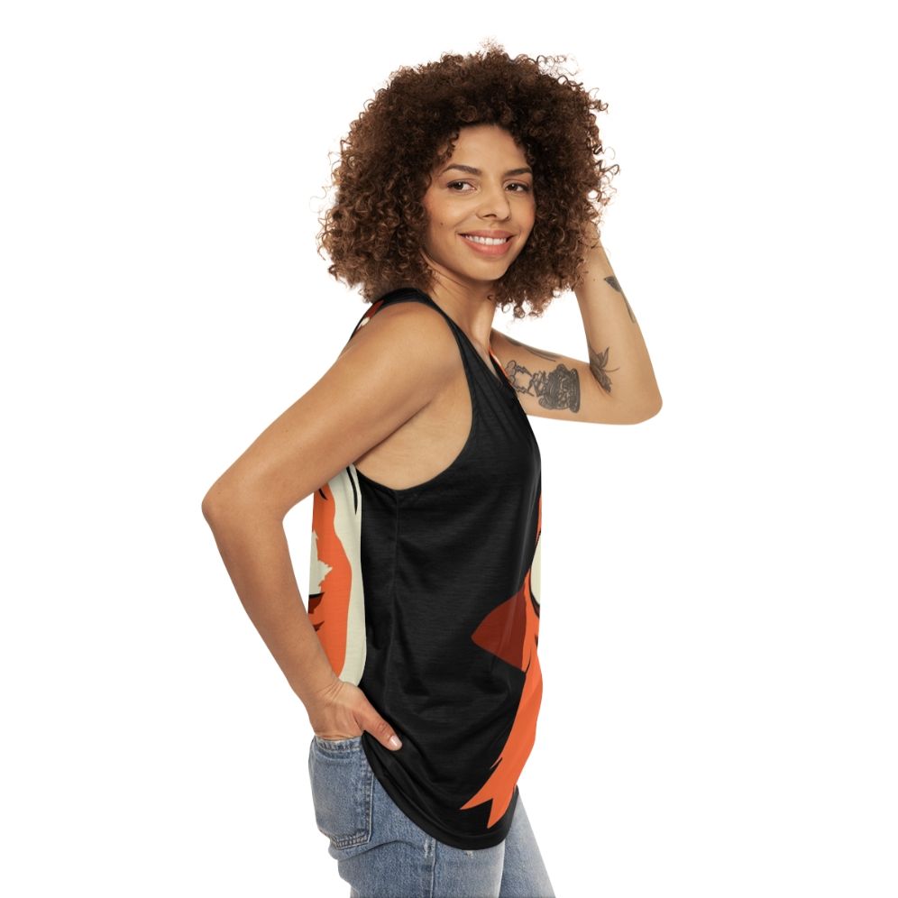 Unisex spirit fox tank top - women side