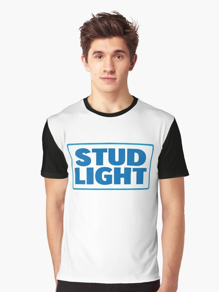 Stud Light Graphic T-Shirt - Funny Beer Design - Men