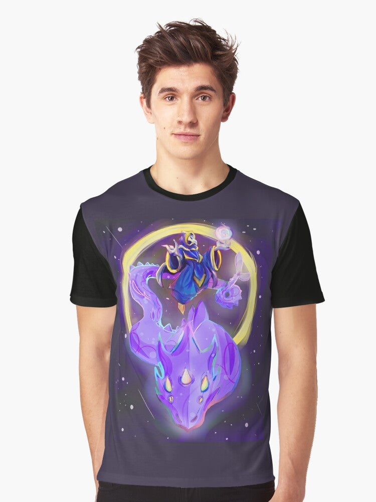 Lunatic Cultist and Phantasm Dragon graphic design for a Terraria t-shirt - Men