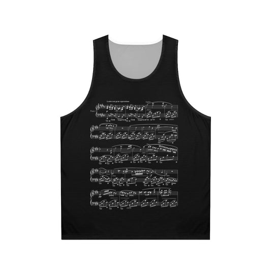 Chopin's Nocturne Unisex Tank Top