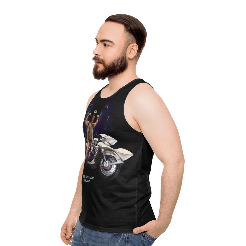 Rest in Peace Aniki Unisex Tank Top - men side