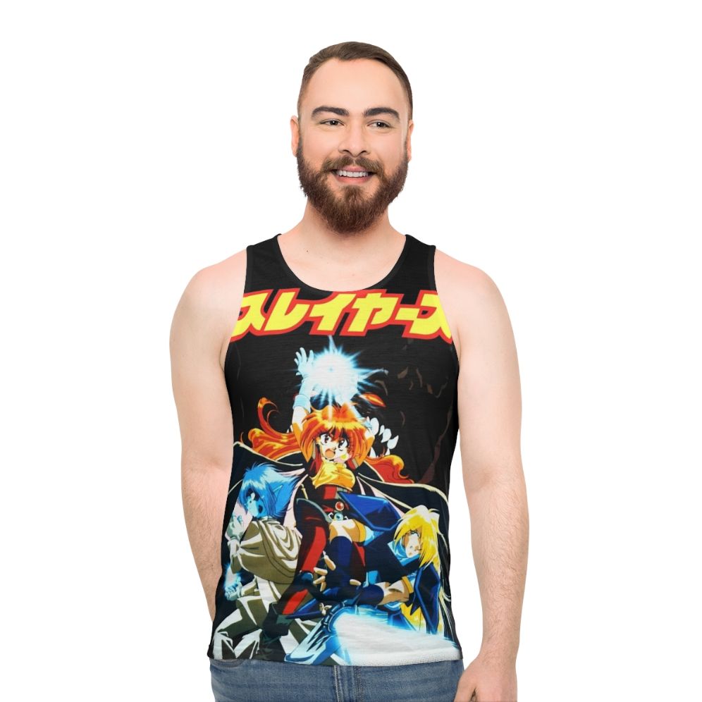 Slayers anime tank top featuring Lina Inverse - men