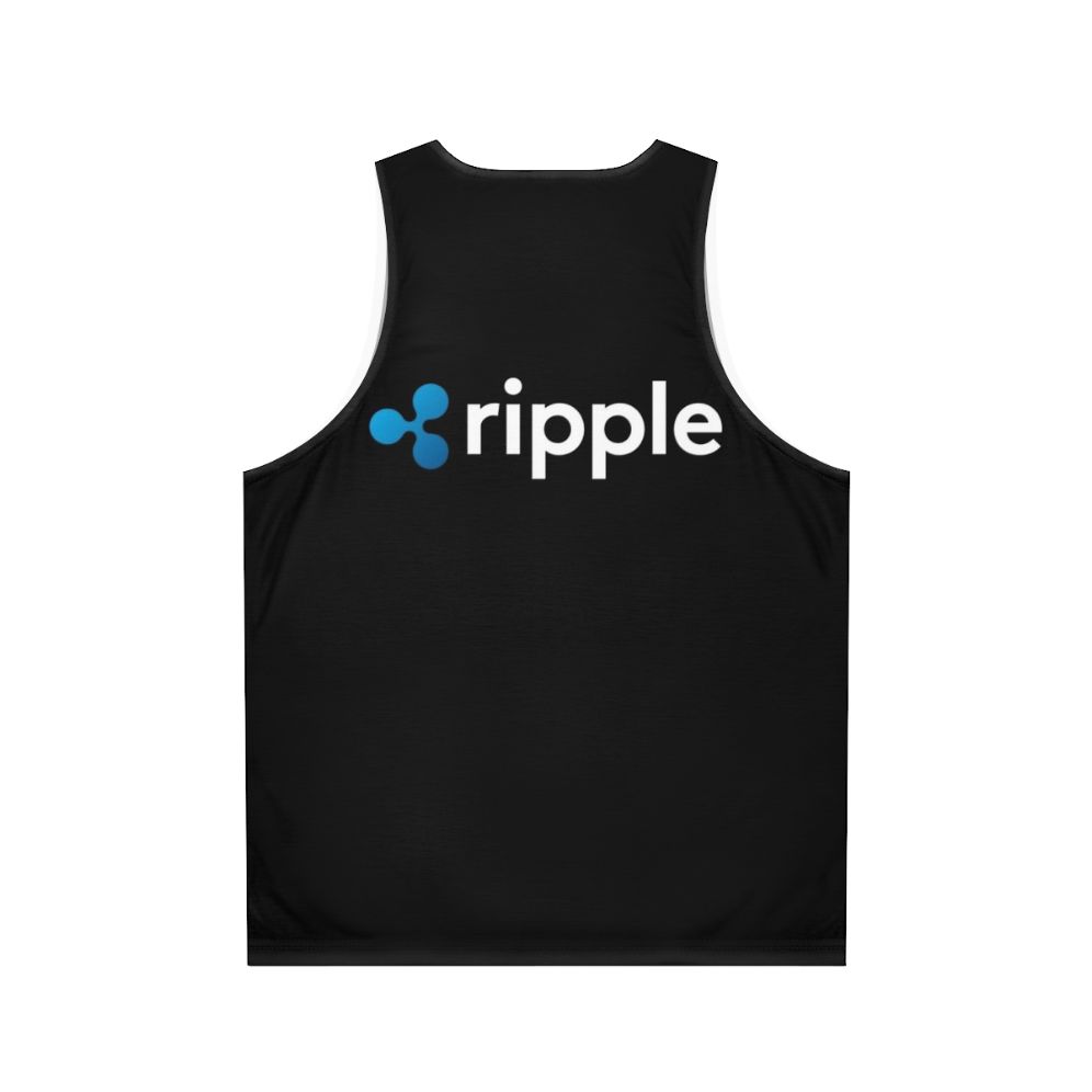 Ripple XRP Crypto Unisex Tank Top - Back