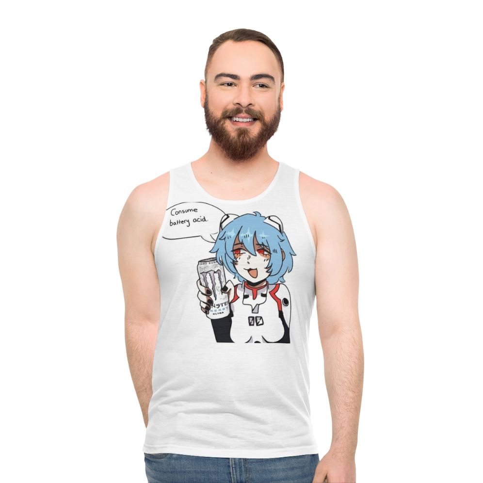 Rei Ayanami Evangelion Unisex Tank Top - men