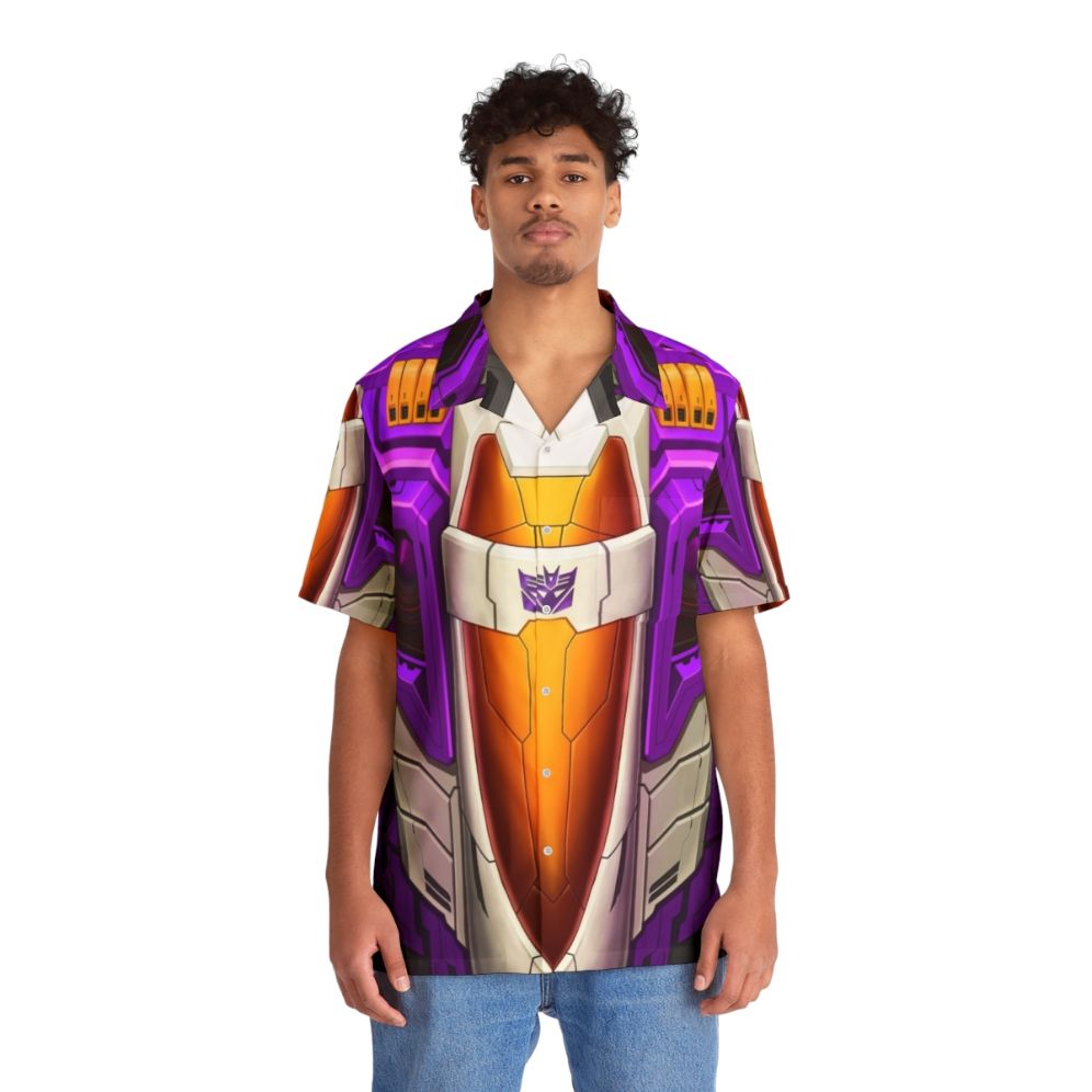 Transformers Skywarp Hawaiian Shirt - People Front