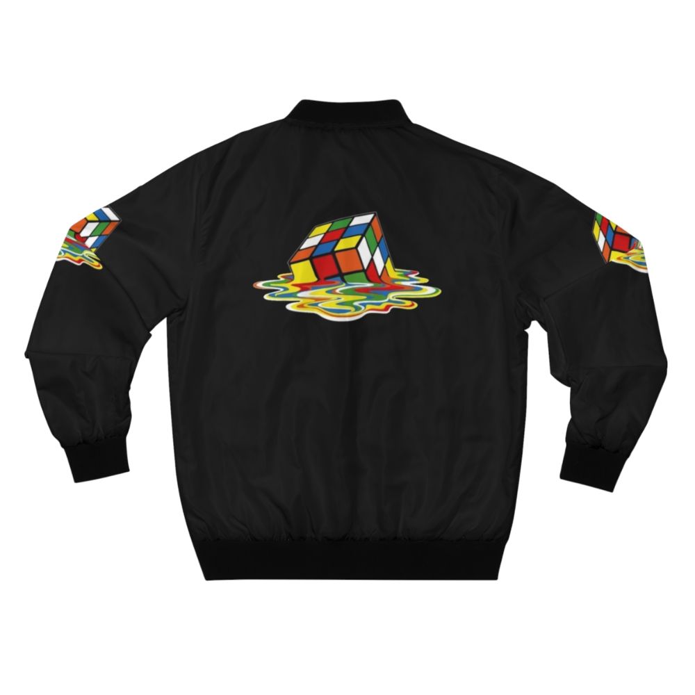 Melting Cube Sheldon TBBT Bomber Jacket - Back