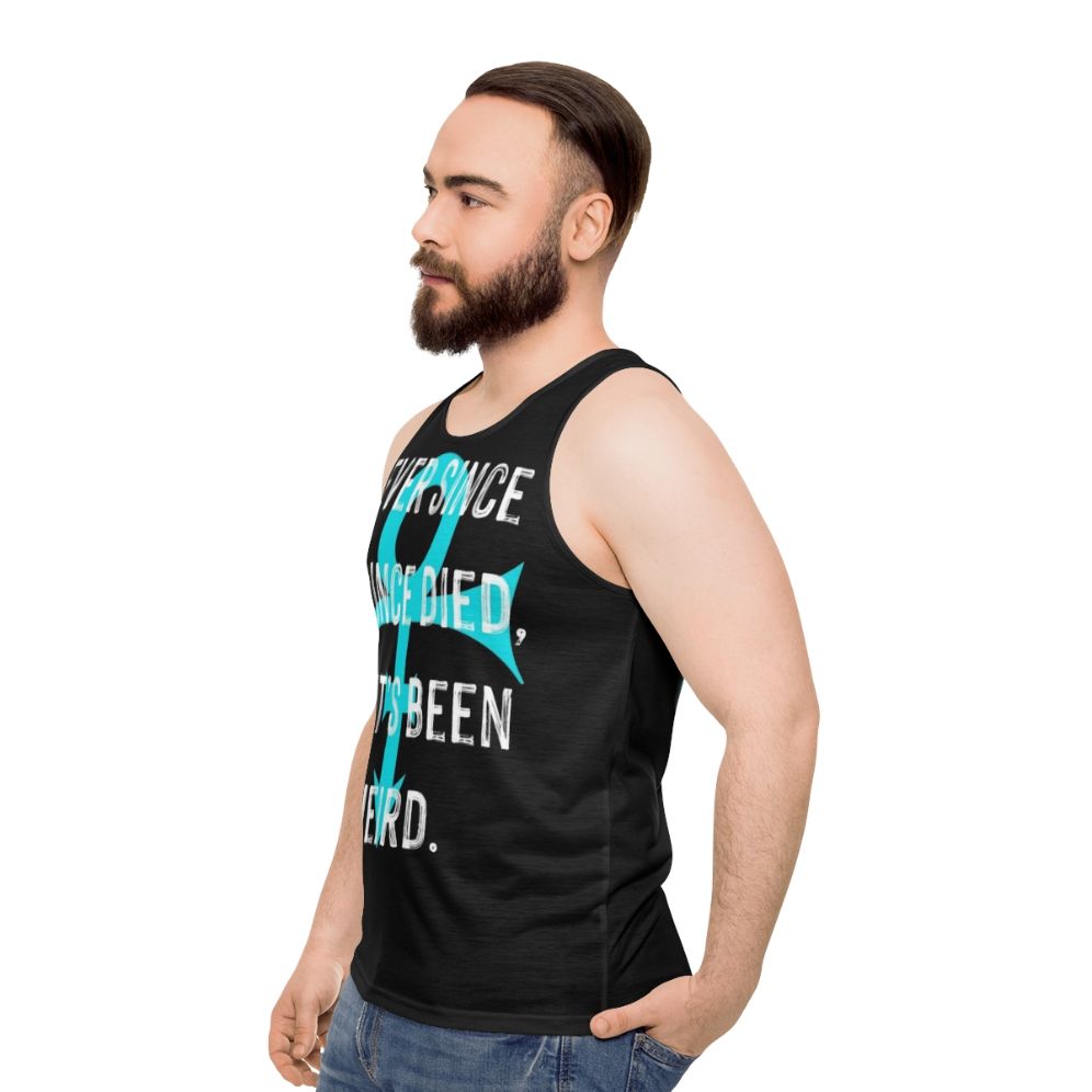 Artist Music Quote Unisex Tank Top - men side