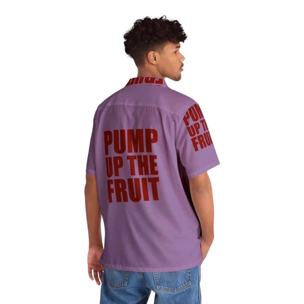 Icarly Penny Tee with Tropical Fruit Print Hawaiian Shirt - People Back