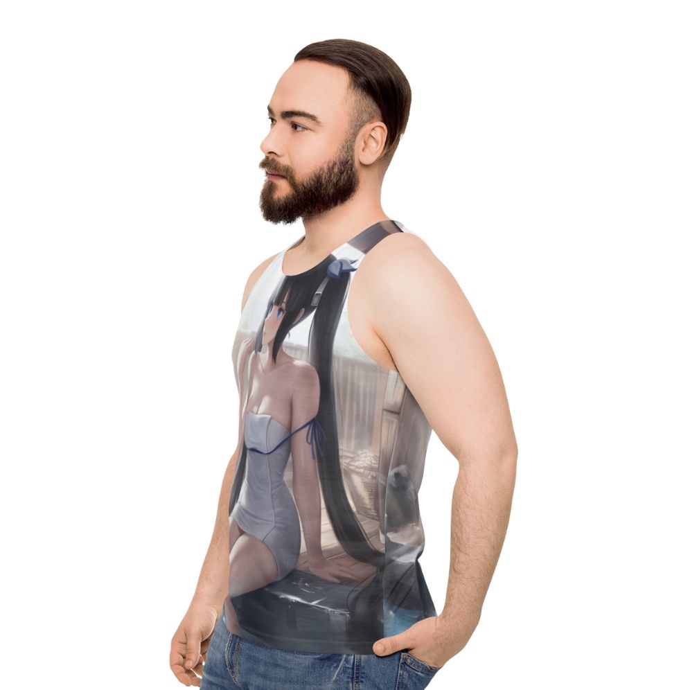 Hestia Anime Tank Top - men side