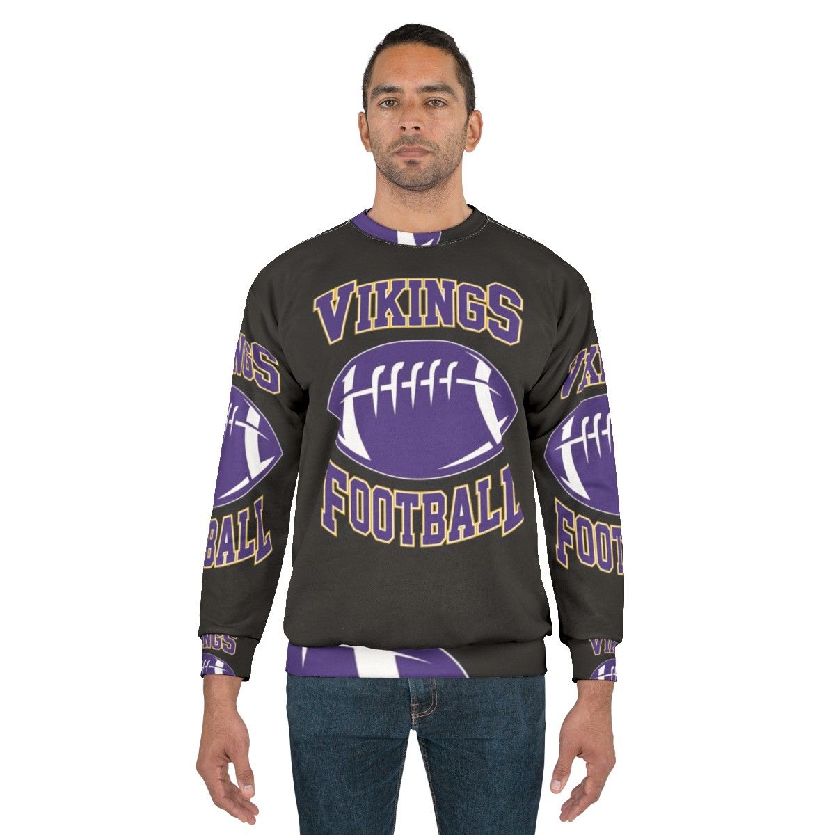 Artistic Minnesota Vikings Sweatshirt - men