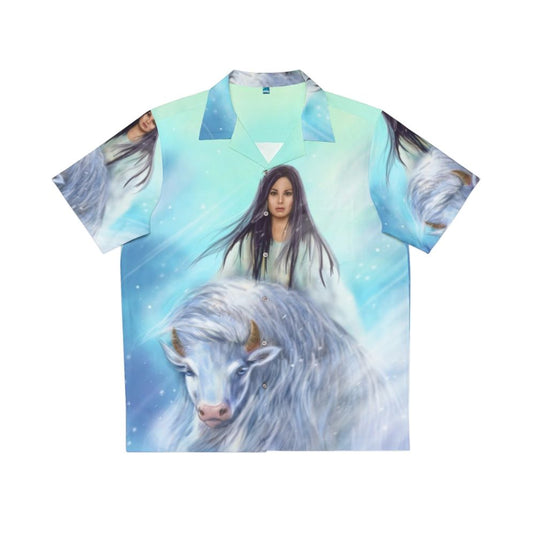 White Buffalo Calf Woman Hawaiian Shirt