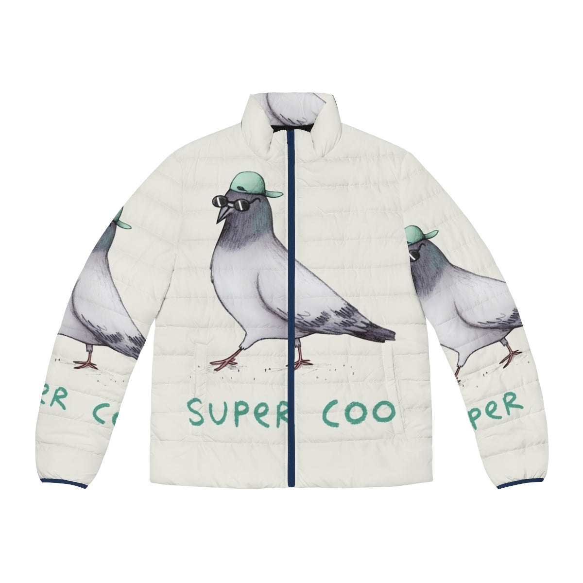 Super Coo Puffer Jacket - Stylish and Warm Indie Pigeon Coat