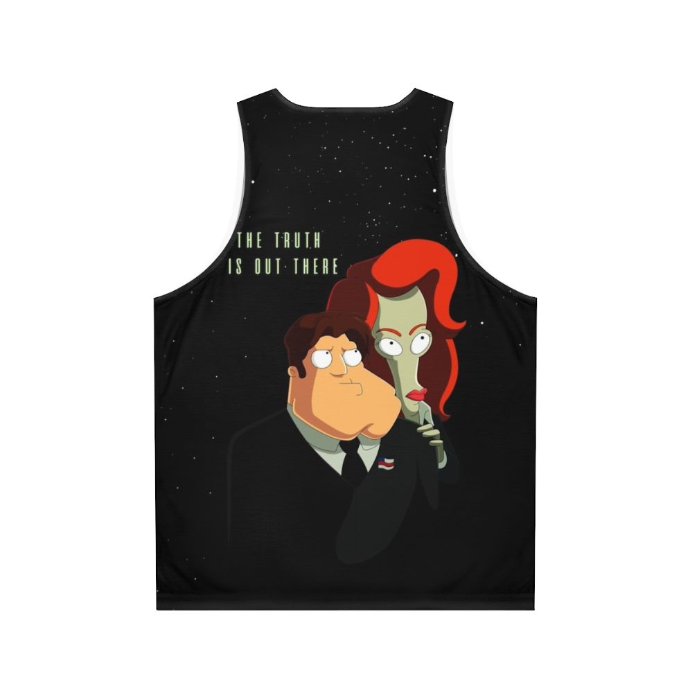 "Truth Is Out There" Unisex Alien Tank Top - Back