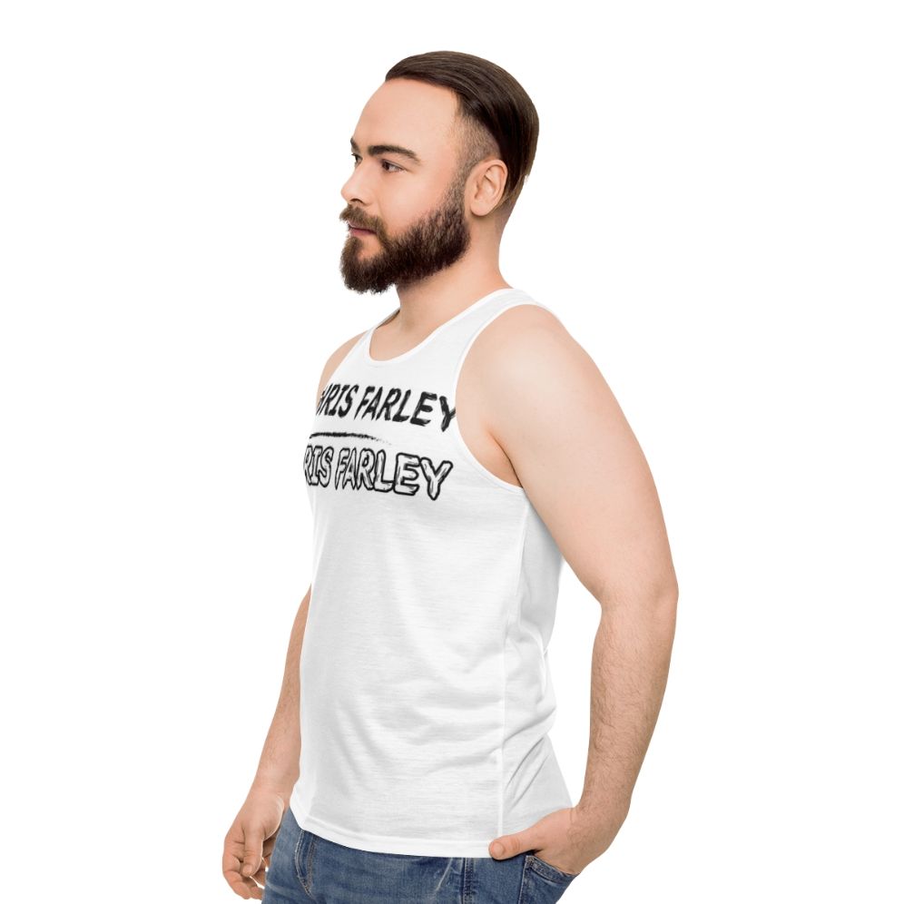 Chris Farley Unisex Comedy Movie Tank Top - men side