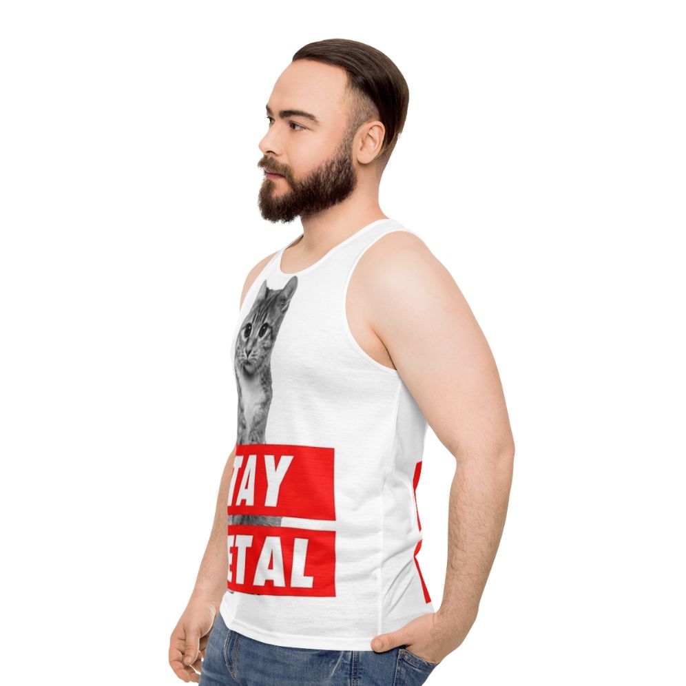 Stay Metal Unisex Heavy Metal Tank Top - men side