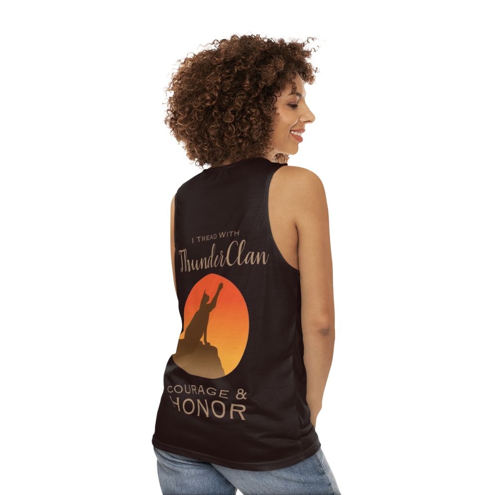 Thunderclan Pride Warrior Cats Unisex Tank Top - women back