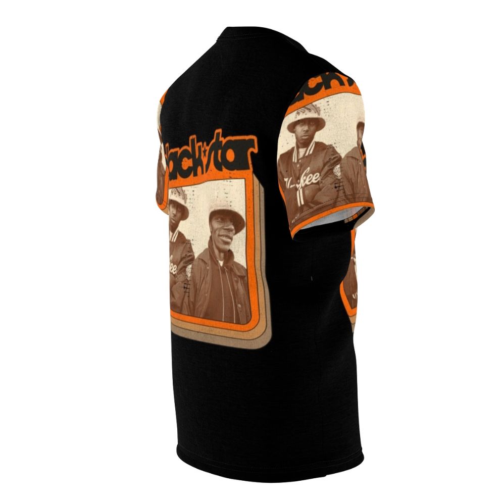 Black Star Inspired Hip Hop AOP T-Shirt featuring iconic boom bap artists Mos Def and Talib Kweli - men right