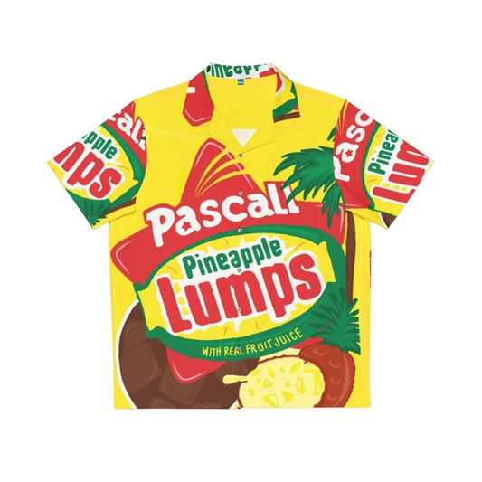 Pineapple Lumps Hawaiian Shirt featuring iconic New Zealand candy