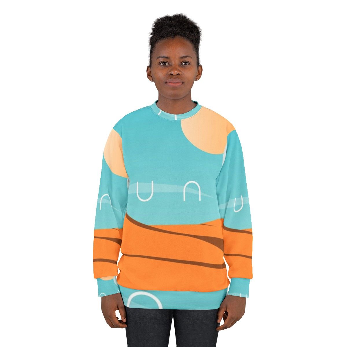 Dune 2020 movie sweatshirt with fan art design - women