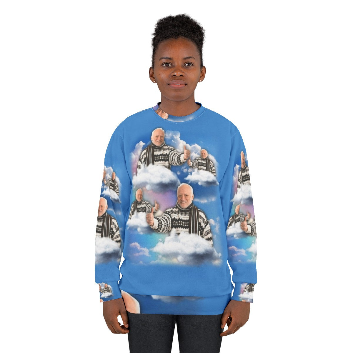 Hilarious Harold Meme Sweatshirt - women