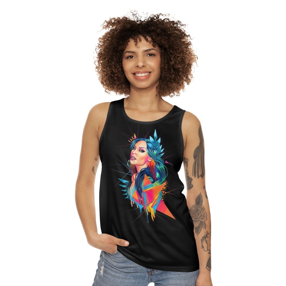 Neon Goddess Unisex Tank Top - women