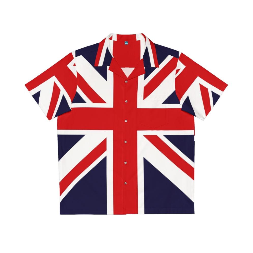 Rose Union Jack Great Britain Punk Rock Hawaiian Shirt