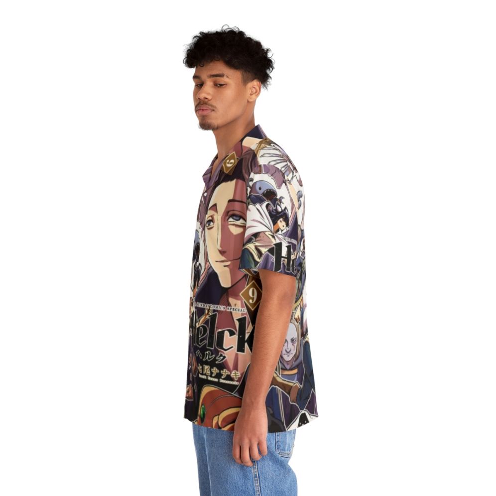 Helck Hawaiian Shirt featuring vibrant anime-style design - People Left