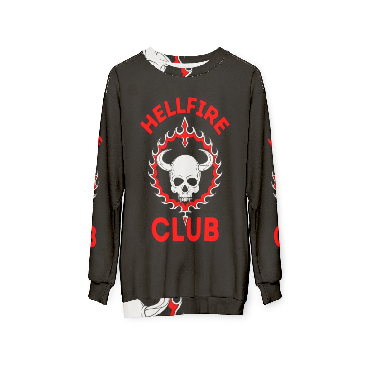 Hellfire Club Stranger Things 80s Youth Sweatshirt - hanging