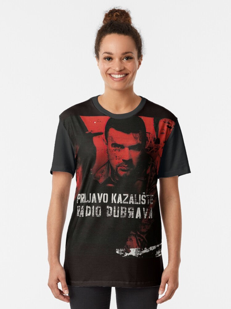 Prljavo Kazalište Yugoslavia Rock Band Graphic T-Shirt - Women