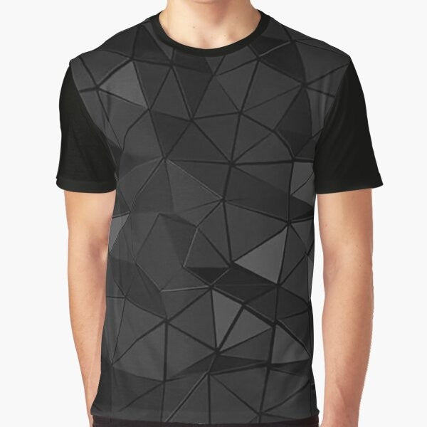 Deus Ex Triangles Graphic T-Shirt featuring a geometric design inspired by the popular video game franchise