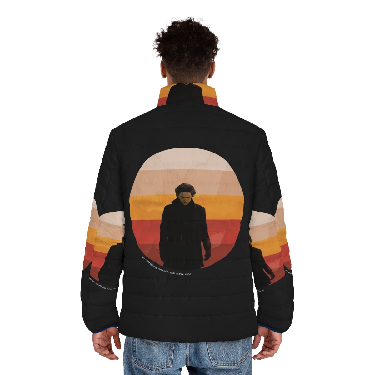 Dune 2020 Inkpress Artwork Puffer Jacket - men back