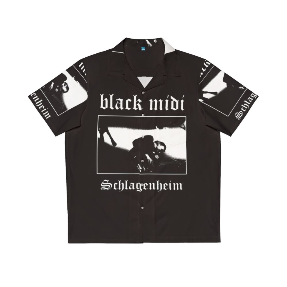 Black Midi Schlagenheim Metal Hawaiian Shirt