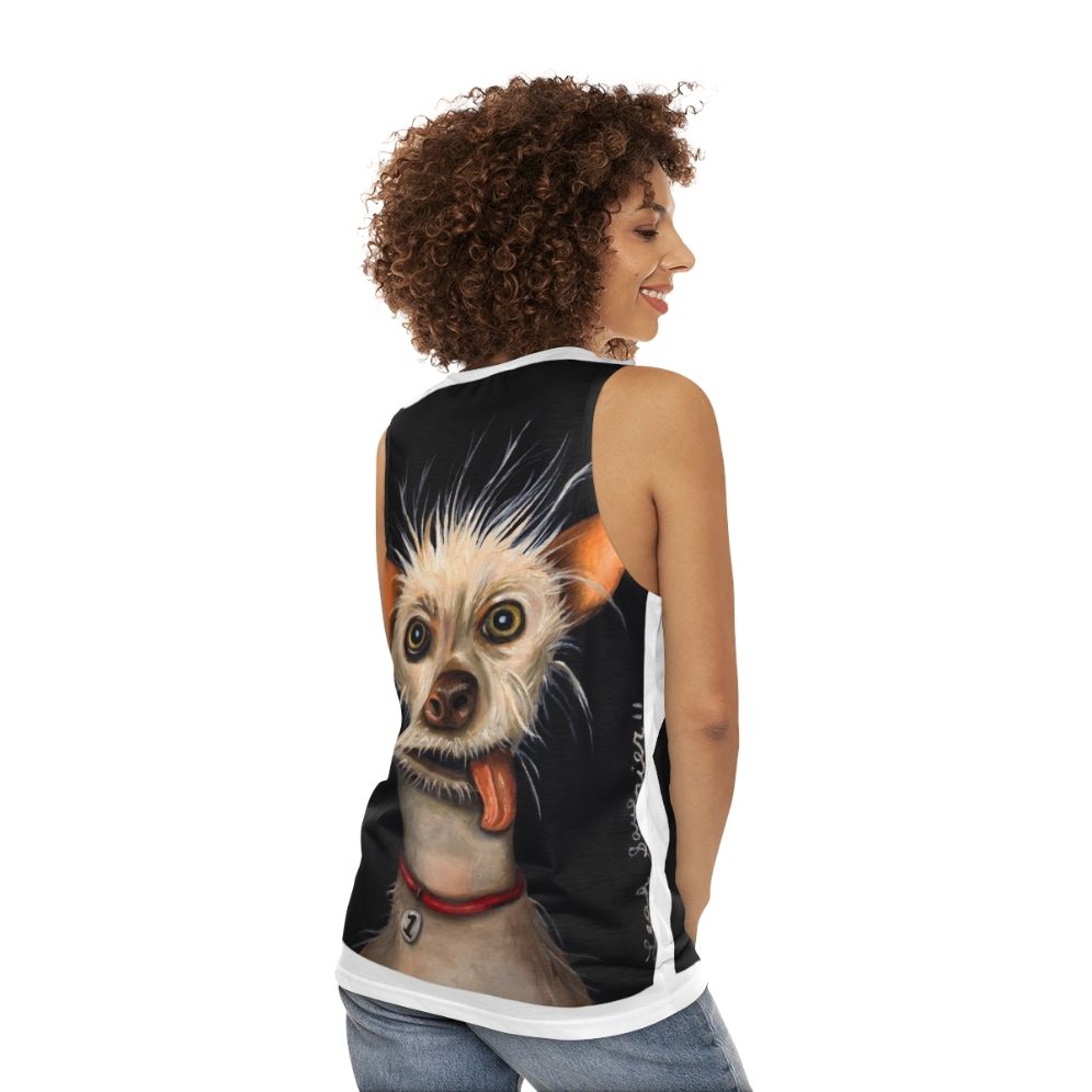 Unisex Ugly Dog Tank Top - women back