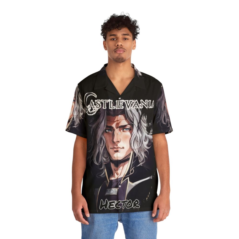 Castlevania Hector Forge Master Hawaiian Shirt - People Front