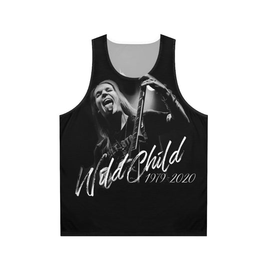 Alexi Laiho Wild Child Rip Unisex Metal Tank Top